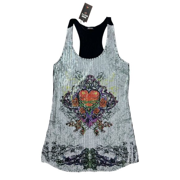 Miss Sixty sequin racer tank - Picture 1 of 5